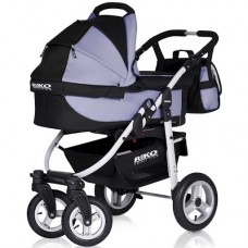 Детская универсальная коляска 2 в 1 Riko Amigo Silver